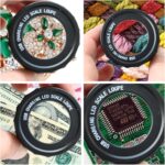 30X Loupe Magnifier, USB Rechargeable 8 Lights Portable Eye Loupe Sewing Magnifying Glass for Watches, Jewelry, Coins, Currency, Stamps