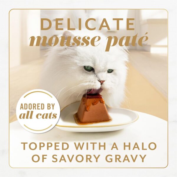 ancy Feast Gems Pate Cat Food Mousse Salmon or Tuna and a Halo of Savory Gravy Wet Cat Food Variety Pack - (1) 8 ct. Boxes - 8 ct. Box