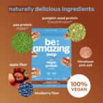 BE AMAZING Vegan Protein Powder, IHOP Pancakes & Syrup, 20g Plant Based Protein with Prebiotic Fiber, Low Carb, Dairy and Gluten Free Shake Mix, No Added Sugar, 29.3 oz, 25 Servings