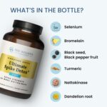 The Wellness Company Ultimate Spike Detox – Dr. McCullough Designed - 3-in-1 Nattokinase, Turmeric, & Bromelain Extra Strength | 120ct (1 Month Supply)