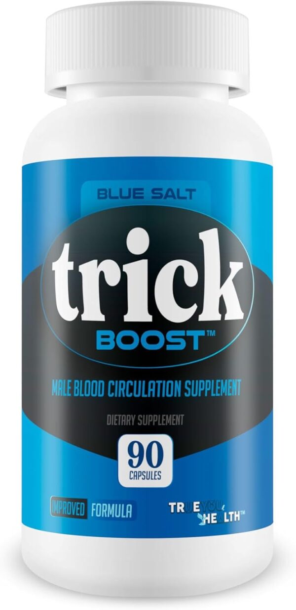 Blue Salt Trick Boost - Our Best Blood Flow Supplement - Poor Circulation Support - Better Blood Flow Care - Blood Circulation Titan Boost Dietary Supplement - Advanced Blood Flow 7 Simple Salt Trick