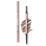 Eyebrow Pencil Dark Brown, Retractable Precision Eyebrow Filler Pen with Brush, Waterproof Long-lasting Double Side Micro Brow Pen, Create Natural & Bushy Brow Lamination, Chocolate, YES.EYE DO