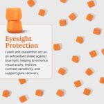 First-of-Its-Kind Eye Health & Focus Gummies with Lutein, Zeaxanthin, Cordyceps & Vitamin A | Vision, Brain Support, Memory, Sleep & Stress Relief | Blue Light Protection | Vegan, Gluten-Free - 30pc