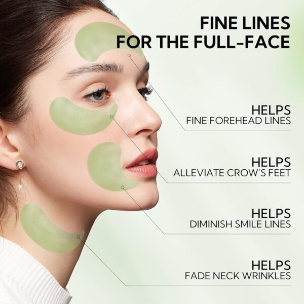 LANBENA Aloe Vera Under Eye Patches for Puffy Eyes and Dark Circles Collagen Eye Gels Mask - Skin Treatment Pads Hydration and Skin Elasticity-30 Pairs