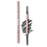 Black Eyebrow Pencil, Soft Black Eyebrow Pen with Hair Like Stroke, Ultra Slim Eye Brow Pencil for Natural-Looking Brows,Waterproof, Black YES.EYE DO