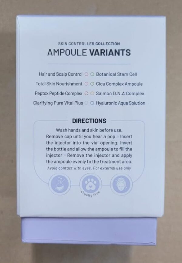 BRÜUN SC - Control Stem Cell Ampoule - Micro Needling Korean Serum Booster for Face and Body to Use with and without Derma Pen Microneedling Skin Care Serum 1.18 fl.oz