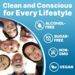 Lung Support Supplement Drops with Wild Mullein Leaf Extract for Lungs and Mucus Relief Support - 2 Fl oz