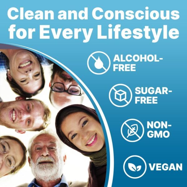 Lung Support Supplement Drops with Wild Mullein Leaf Extract for Lungs and Mucus Relief Support - 2 Fl oz