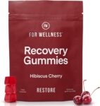 For Wellness Recovery Gummies Restore | Tart Cherry Energy Supplements with Electrolytes for Muscle Soreness, Post-Workout Performance & Recovery | Vegan, Non-GMO, 30 Count