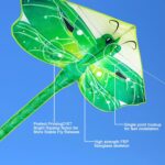 3 Pack Large Kites - Butterfly Delta Dragonfly Kites Easy to Fly for Adults Kids Beach Park Outdoor Game Activities, Gifts for Easter and Festival