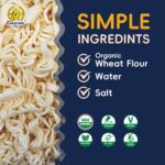 SUNGIVEN Organic Ramen Noodles Healthy Low Sodium Ready in 3 Minutes Non-Fried Instant No Additives or Preservatives 2.47 OZ (Pack of 10)