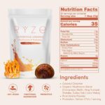 RYZE SUPERFOODS Probiotic Coffee Creamer with 6 Organic Adaptogenic Mushrooms & Probiotics for Energy, Focus, Digestion with USA Grown Turkey Tail, Shiitake, Lions Mane, Reishi, Gluten Free 30 serving