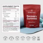 For Wellness Recovery Gummies Restore | Tart Cherry Energy Supplements with Electrolytes for Muscle Soreness, Post-Workout Performance & Recovery | Vegan, Non-GMO, 30 Count