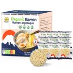 SUNGIVEN Organic Ramen Noodles Healthy Low Sodium Ready in 3 Minutes Non-Fried Instant No Additives or Preservatives 2.47 OZ (Pack of 10)