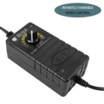 12V Rotary Vibration Motor, 3800RPM Vibrating Motor with Speed Controller, Adjustable Power Supply for Electric Massage Chair, Bed, Sieve, Shaker and More Vibrators