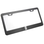 For Rolls Royce License Plate Frame Matte Black w/Chrome Logo Engraved Stainless
