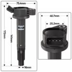 6x GENUINE Ignition Coil For 2007-2024 Toyota & Lexus 3.5L V6 DENSO 90919-A2007