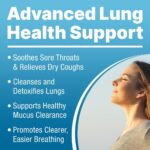 Lung Support Supplement Drops with Wild Mullein Leaf Extract for Lungs and Mucus Relief Support - 2 Fl oz