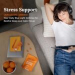 First-of-Its-Kind Eye Health & Focus Gummies with Lutein, Zeaxanthin, Cordyceps & Vitamin A | Vision, Brain Support, Memory, Sleep & Stress Relief | Blue Light Protection | Vegan, Gluten-Free - 30pc