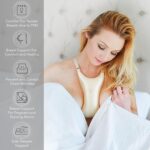 Intimia Breast Pillow for Chest Wrinkles and Side Sleeping - Breast Pillow for Wrinkle Prevention - Chest Wrinkle Pillow for Breast Support (Gold)