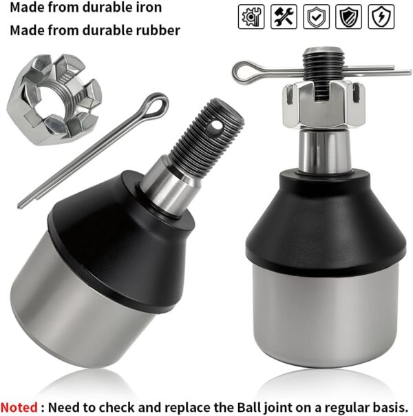 2 Pack Ball Joint & Bracket Kit for Big Boss Trail Boss Magnum Scrambler Ranger Sportsman 300 325 335 330 400 425 450 500 570 700 800