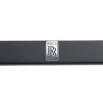 For Rolls Royce License Plate Frame Matte Black w/Chrome Logo Engraved Stainless