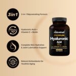 NatureBell Hyaluronic Acid Supplements 250mg | 240 Capsules, with Biotin 5000mcg & Vitamin C 25mg, 3 in 1 Support