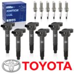 6x GENUINE Ignition Coil For 2007-2024 Toyota & Lexus 3.5L V6 DENSO 90919-A2007