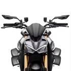 2X Black Motorcycle Adjustable Rearview Side Mirrors Rearview Wind Wing Mirror