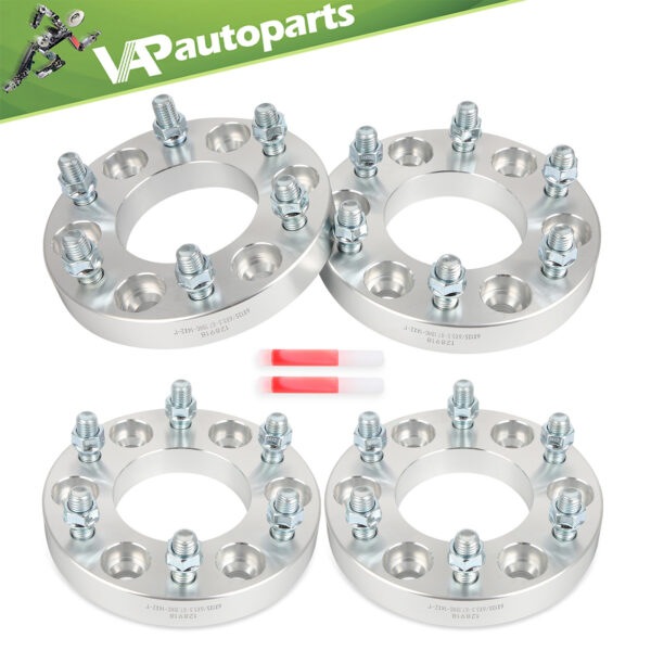 4Pcs 1" Wheel Adapters 6x135 to 6x139.7 6x5.5 For Chevy Rins on Ford F-150 Hubs