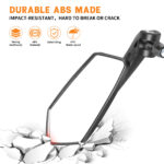 2PCS For Suzuki Boulevard C50 C50T C90 Black Motorcycle Rearview Side Mirrors US