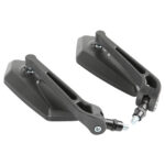 2PCS For Suzuki Boulevard C50 C50T C90 Black Motorcycle Rearview Side Mirrors US