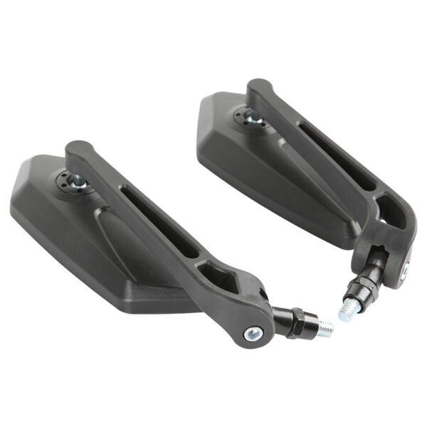 2PCS For Suzuki Boulevard C50 C50T C90 Black Motorcycle Rearview Side Mirrors US