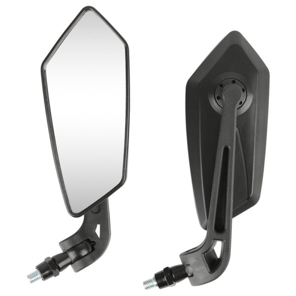 2PCS For Suzuki Boulevard C50 C50T C90 Black Motorcycle Rearview Side Mirrors US