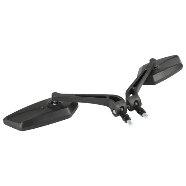 2PCS For Suzuki Boulevard C50 C50T C90 Black Motorcycle Rearview Side Mirrors US