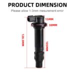4-Pack Ignition Coil for Yamaha YZF-R1 YZF R1 2007-08 (4C8-82310-00-00) Warranty