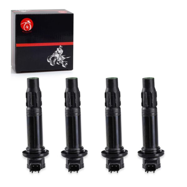 4-Pack Ignition Coil for Yamaha YZF-R1 YZF R1 2007-08 (4C8-82310-00-00) Warranty