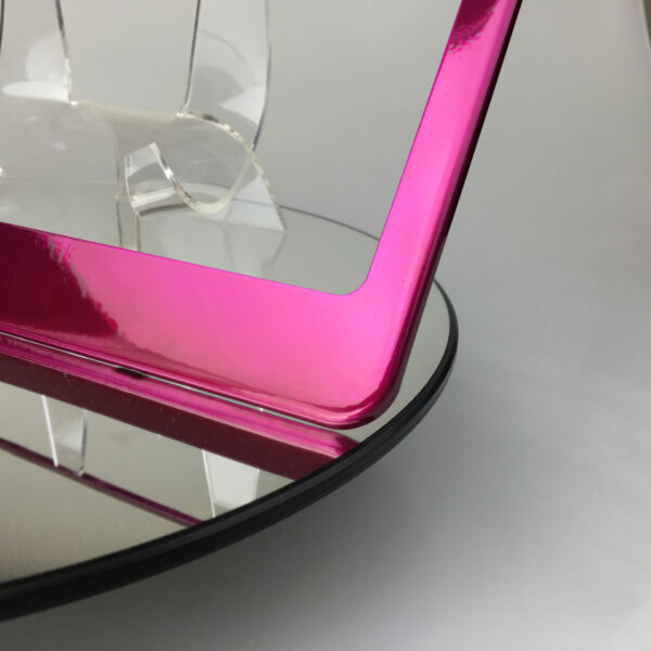 New Powder Coated Hot Pink Stainless Steel License Plate Frame Holder Bracket