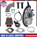 48MM CARBURETOR & THROTTLE CABLE FOR HONDA CRF70 XR70 CRF70F XR70R CARB