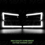 4PC LED BAR CHROME HEADLIGHTS FIT 03-07 CHEVY SILVERADO 1500 2500 3500 AVALANCHE