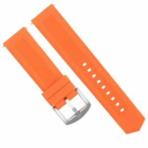 22MM RUBBER WATCH BAND STRAP FOR TAG HEUER FORMULA F-1 AQUARACER CALIBRE ORANGE