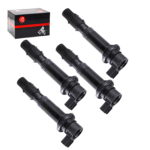 4PCS F6T553 Ignition Coil 2 Pins For Kawasaki NINJA ZX-6R ZX600 ZZR600 2005-2008