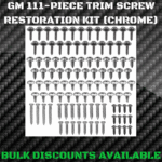 1982+ S10 S15 Pick Up Blazer Interior Exterior Molding Engine Bay Trim SCREW KIT