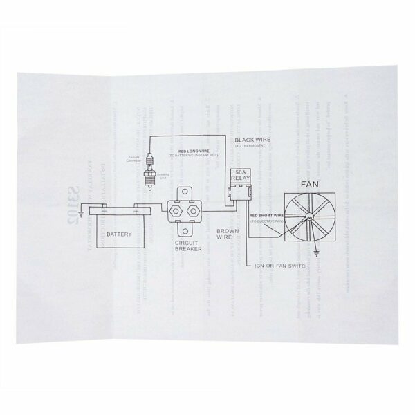 High 3500-CFM 16"Inch Electric Radiator Cooler Fan Thermostat Relay Switch Kits