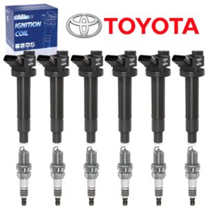 6x Genuine Ignition Coil For Denso 673-1301 90919-02234 Highlander Avalon Toyota