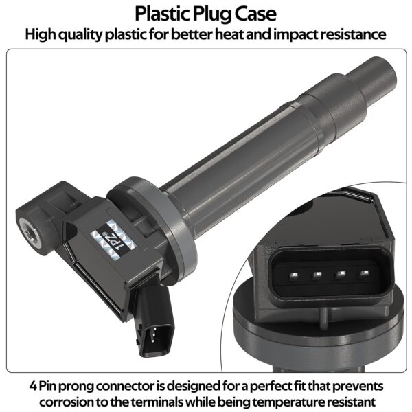 6x Genuine Ignition Coil For Denso 673-1301 90919-02234 Highlander Avalon Toyota