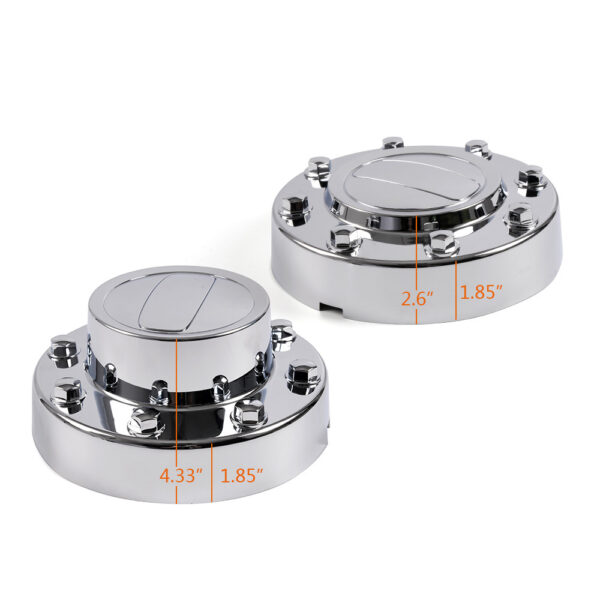 Fit For 2011-2018 Dodge Ram 3500 1-Ton Dually Alcoa Alloy Wheel Center Caps Set