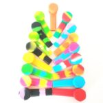 10PCS 3.4'' Mini Silicone Smoking Hand Pipe with Cap Lid Pocket Pipe& Metal Bowl