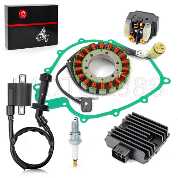 Ignition Coil & Stator Regulator Relay Kit for Yamaha Rhino 660 YXR660 2004-2007