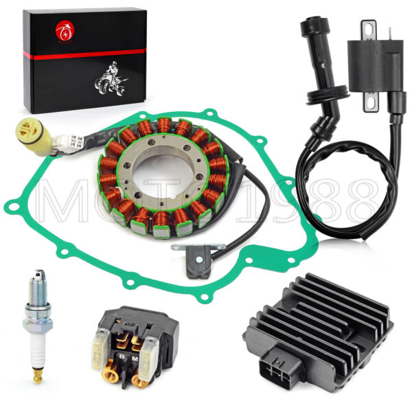 Ignition Coil & Stator Regulator Relay Kit for Yamaha Rhino 660 YXR660 2004-2007